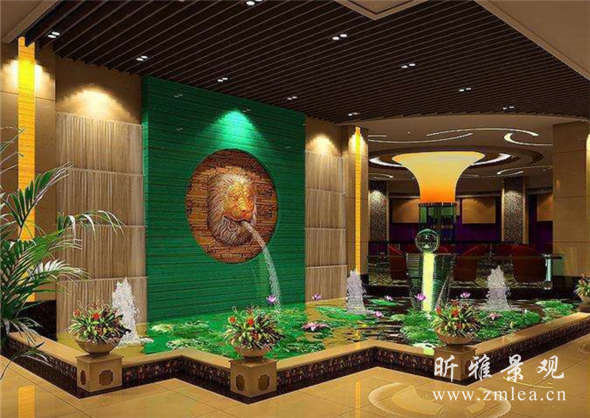 玻璃水幕墙效果图